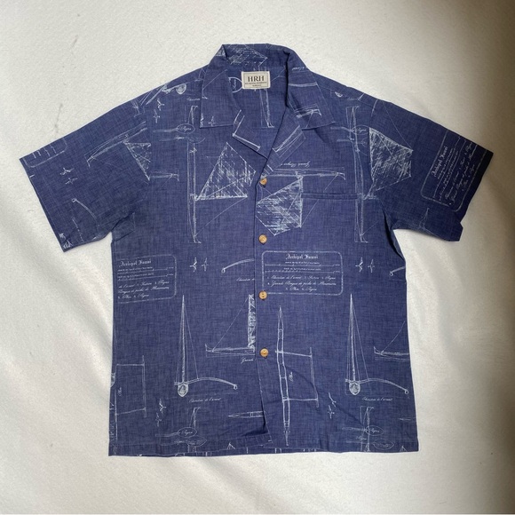 Rare Vintage His Royal Highness Button Up - Picture 1 of 14